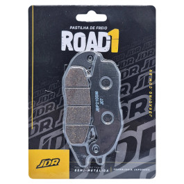 Pastilha De Freio Dianteira JDR Modelo Road 1 Para Honda CG Fan 125 CG Cargo 150 CG Titan 150 Mix Ex Esd CG Fan 150 CG Fan 160 ESDi Yamaha Fazer 250 YS