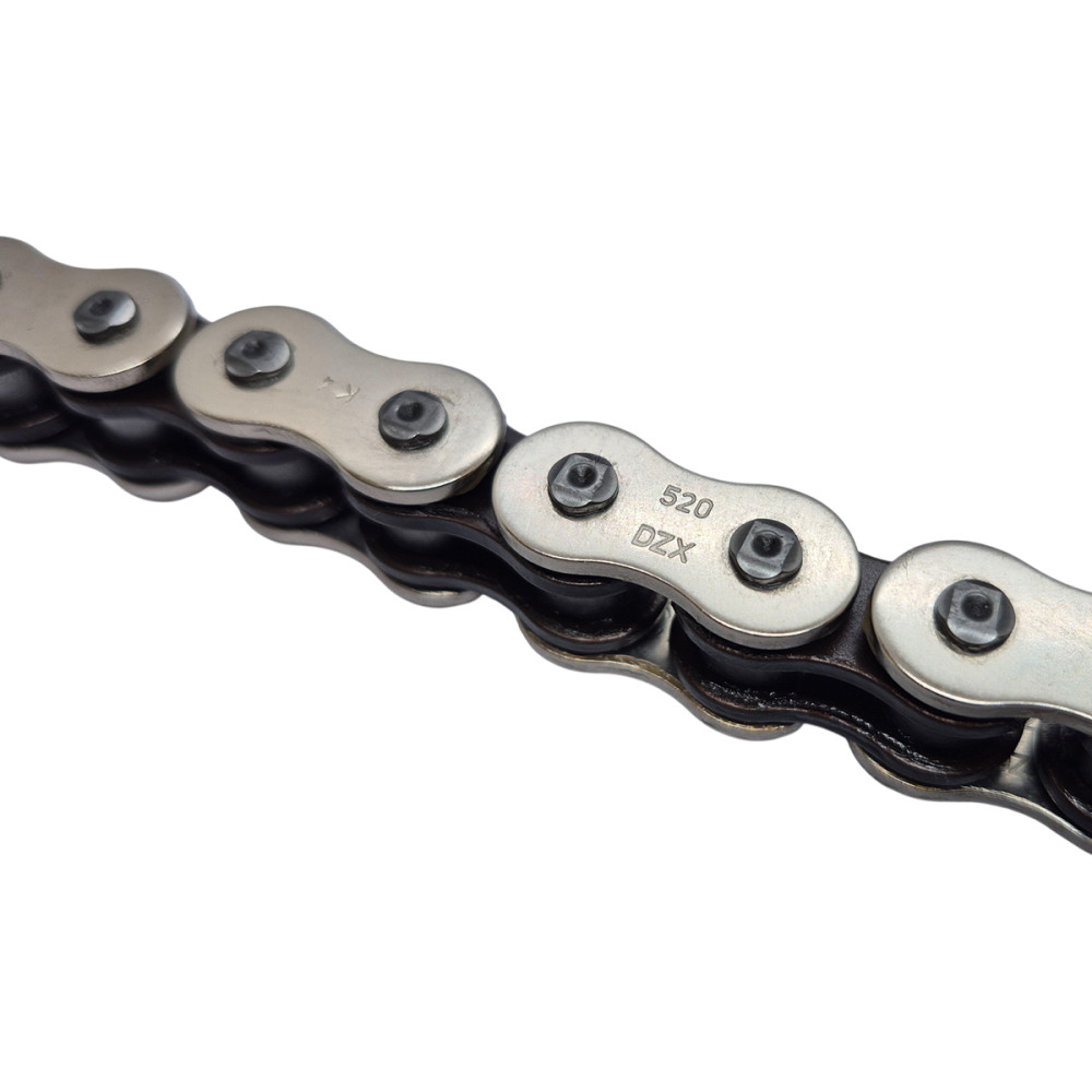 Corrente Cz Chains Modelo DZX Passo 520 Com 120 Elos Com Retentor Em “X”