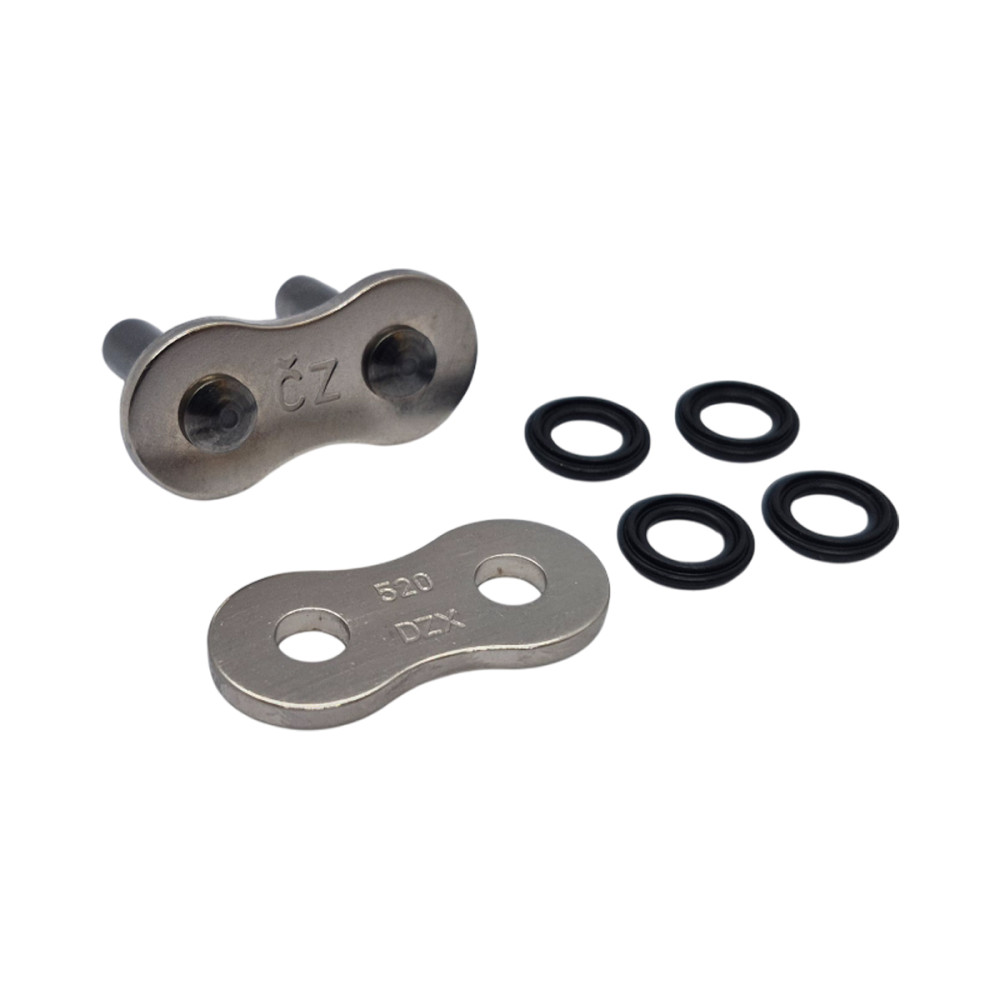 Corrente Cz Chains Modelo DZX Passo 520 Com 120 Elos Com Retentor Em “X”