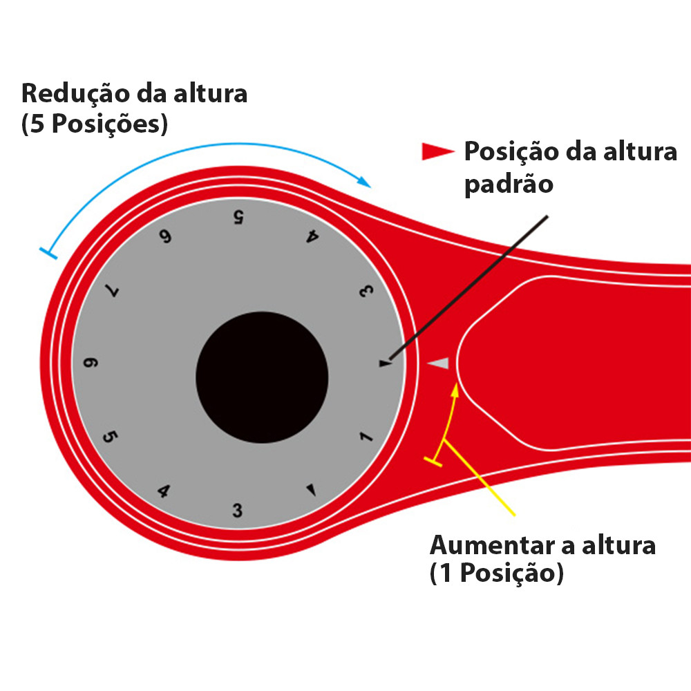 Adaptador do Link Zeta Ajustável para Regulagem de Altura da Moto para Honda CRF450R 17/18