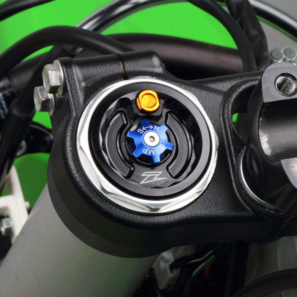 Tampa Superior da Suspensão Dianteira Zeta Modelo Showa SFF-AIR para Kawasaki KXF450 15/18 Suzuki RMZ450 15/17