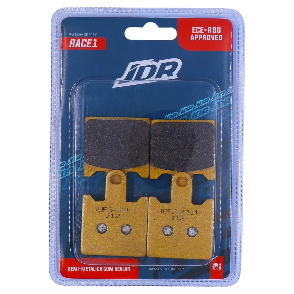 Pastilha De Freio Dianteira JDR Modelo Race 1 Para Kawasaki ZX 6R 600 Z 750 Z 1000 GTR 1400