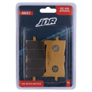 Pastilha De Freio Dianteira JDR Modelo Race 1 Para Honda CRF 1000 Africa Twin CRF 1100 Africa Twin CBR 650 R