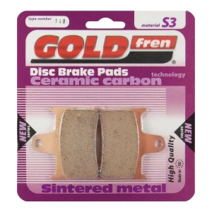Pastilha De Freio Traseira Goldfren Modelo S3 Para Harley Davidson 883 Roadster XL 1200 Suzuki GSX-R 1000 Honda VT750 Shadow 148 S3