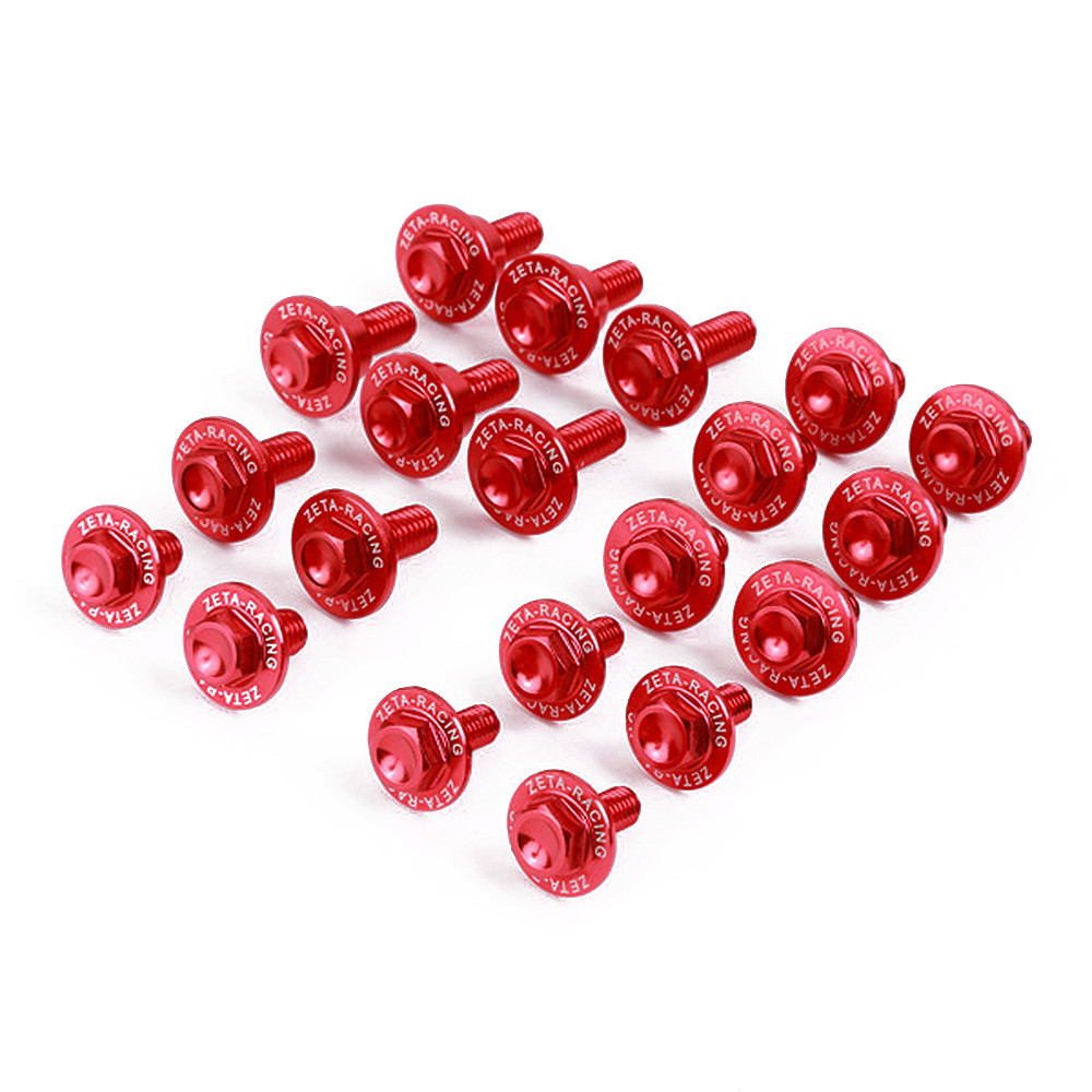 Kit Parafusos para Fixar Plásticos Zeta para Honda CRF250R 14/17 CRF450R 13/16