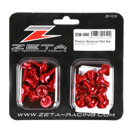 Kit Parafusos para Fixar Plásticos Zeta para Honda CRF250R 14/17 CRF450R 13/16