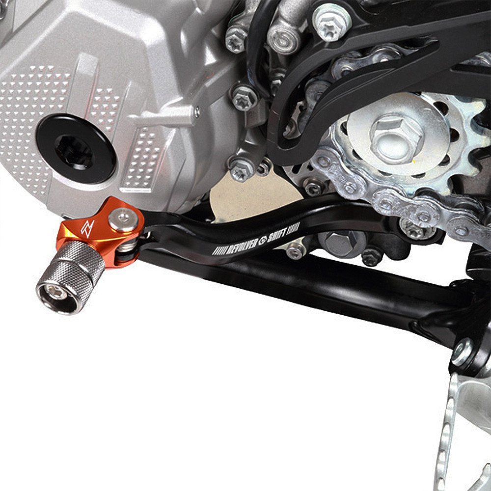 Pedal de Cambio Zeta Modelo Revolver para KTM SX/EXC125 01/15 SX/XC150 09/15 EXC200 01/16 SX/MXC200 01/04 XC/XC-W200 06/15 SX-F/XC-F250 13/18 EXC-F250 09/11+17/18 XCF-W250 09/11 SX/EXC/EXC TPI/XC-W250 17/18 XC/EXC/EXC TPI/XC-W300 17/18 SX-F/XC-F350 11/18