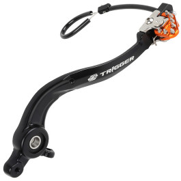 Pedal de Freio com Rolamento Zeta Modelo Trigger para KTM SX125 16/18 XC-W125 17 SX/XC-W150 16/18 SX-F/XC-F250 16/18 EXC-F250 17/18 SX-F/XC-F350 16/18 EXC-F350 17/18 SX-F450 16/18 EXC-F450 17/18 EXC-F500 17/18