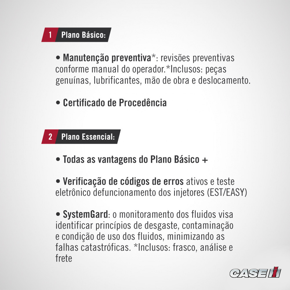 Plano de Manutenção