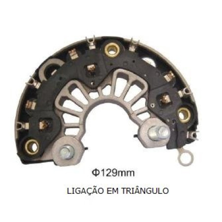 PLACA DIODO COMPATÍVEL BOSCH-6 ELETR BMW 320 325 Z3 150A IK3007