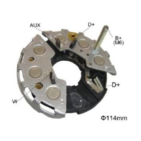 PLACA DIODO COMPATÍVEL BOSCH-6 F1000/SPRINTER G1012 IK3012