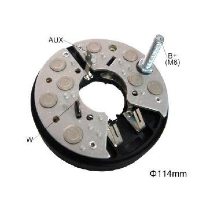 PLACA DIODO COMPATÍVEL BOSCH-8 FORD MERCURY/CAPRI G1067 IK3067