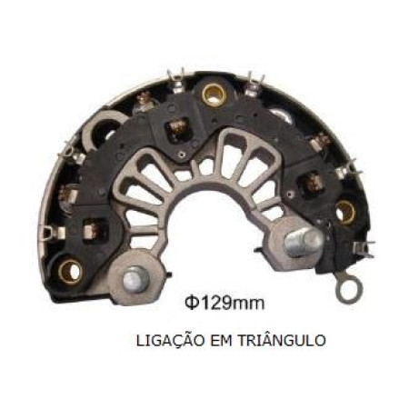 PLACA DIODO COMPATÍVEL BOSCH-6 ELETR CITROEN C4/XSARA IK3266