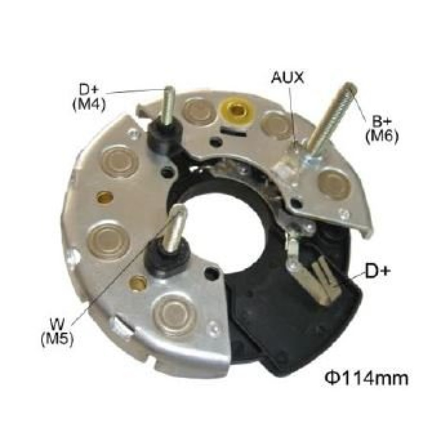 PLACA DIODO COMPATÍVEL BOSCH-6 MB/CARGO G1366 G1336 IK3366