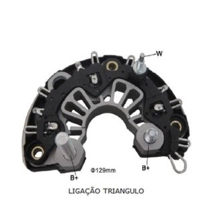 PLACA DIODO COMPATÍVEL BOSCH-6 ELETR 24V CATERPILLAR 150A IK3617