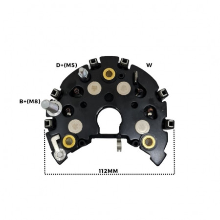 PLACA DIODO COMPATÍVEL BOSCH-8 SEMI-ELETR MB/SAAB G1638 IK3638