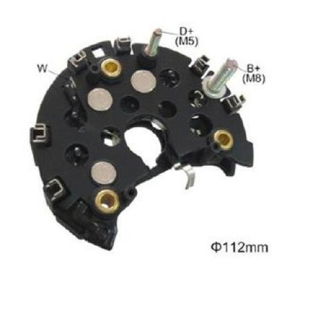 PLACA DIODO COMPATÍVEL BOSCH-6 SEMI-ELETR AUDI/CORDOBA IK3673