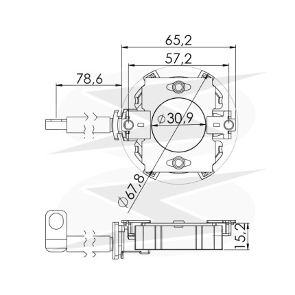 PORTA ESCOVA PARTIDA COMPATÍVEL MITSUBISHI BAQUELITE UNF1178