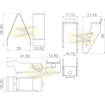 PORTA ESCOVA PARTIDA COMPATÍVEL DELCO OPALA/C10/HYSTER UNF1221
