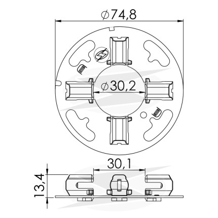 PORTA ESCOVA PARTIDA COMPATÍVEL BOSCH F000CDS UNF1227
