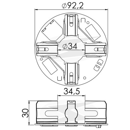 PORTA ESCOVA PARTIDA COMPATÍVEL BOSCH MOD 12V MAIOR UNF1302