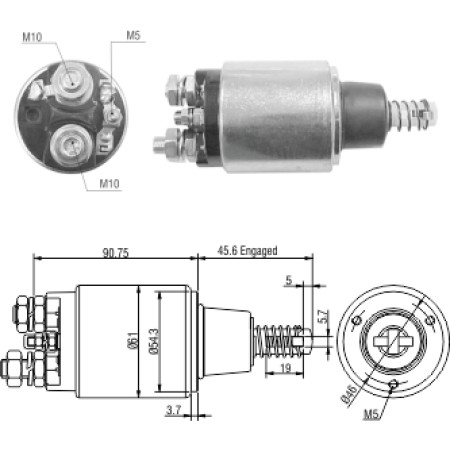 AUTOMATICO COMPATÍVEL BOSCH-EV F250/F350 JF ALEMAO 12V F002G ZM735