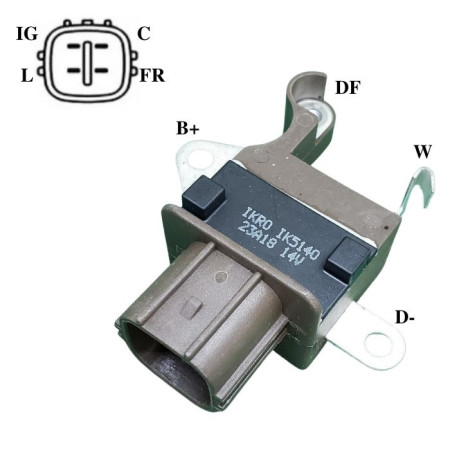 REGULADOR DE TENSÃO COMPATIVEL DENSO G140 IK5140