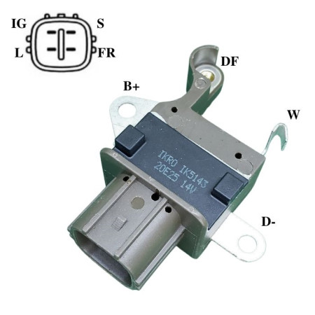 REGULADOR DE TENSÃO COMPATIVEL DENSO IK5143
