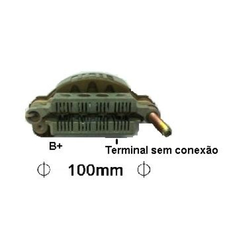 PLACA DIODO COMPATÍVEL MITSUBISHI-8 S/TRIODO MERCURY/NISSAN IK3821