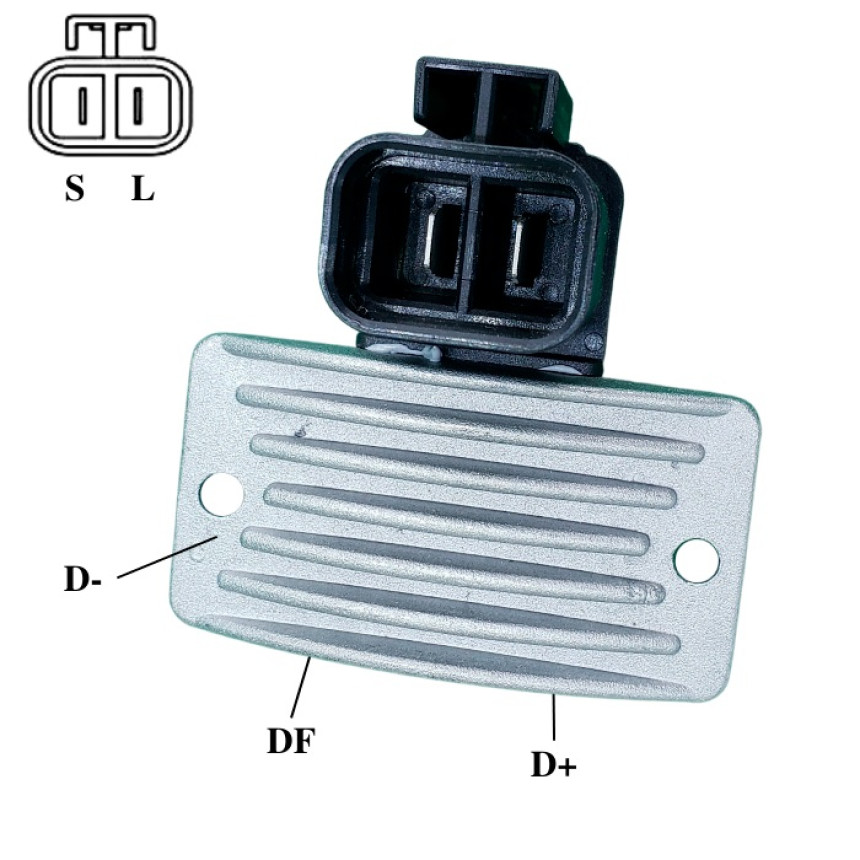 REGULADOR COMPATÍVEL APLIC C/DESC POONGSUNG 14V KIA CARNIVAL 99 G128 IK5128