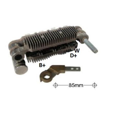 PLACA DIODO COMPATÍVEL MITSUBISHI-8 C/TRIODO CATERPILLAR IK3332