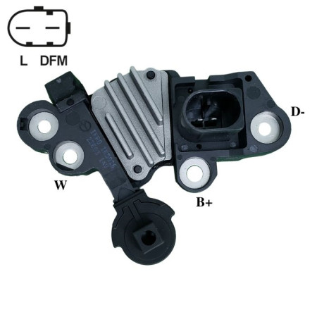REGULADOR COMPATÍVEL APLIC C/DESC BOSCH MOD GOL G5/SAVEIRO/FOX/TRANSIT G363 IK5026