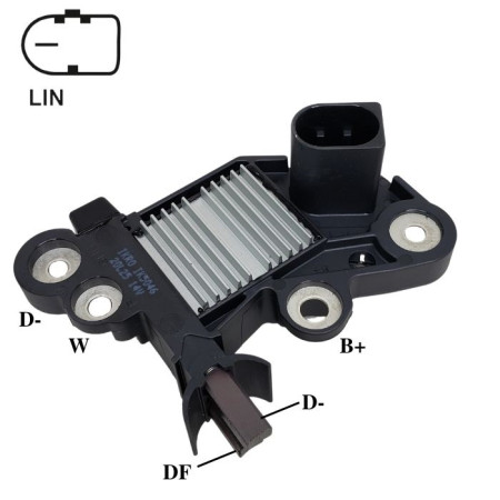 REGULADOR COMPATÍVEL BOSCH MOD COM-LIN POLO MSI IK5046