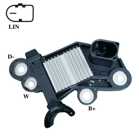 REGULADOR COMPATÍVEL BOSCH MOD COM-LIN 14V VOLVO XC60 IK5070