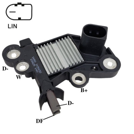 REGULADOR COMPATÍVEL BOSCH MOD COM-LIN MB 180 200 250 11>14 /VOLVO 13 IK5430