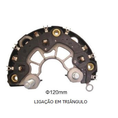 PLACA DIODO COMPATÍVEL BOSCH-6 ELETR HILLUX/COROLLA G1438 IK3438