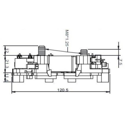 PLACA DIODO COMPATÍVEL BOSCH-6 ELETR KA/FIESTA/COURIER G1446 IK3446