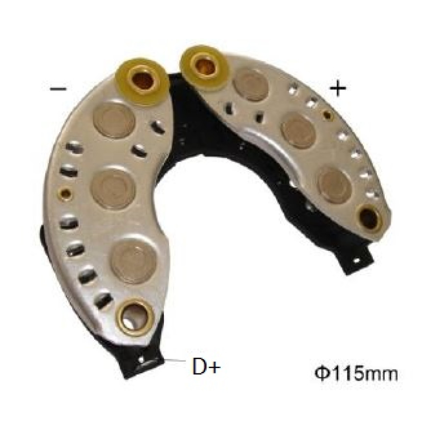 PLACA DIODOCOMPATIVEL VALEO-6 ANTIGO RENAULT/PEUGEOT G1450 IK3450