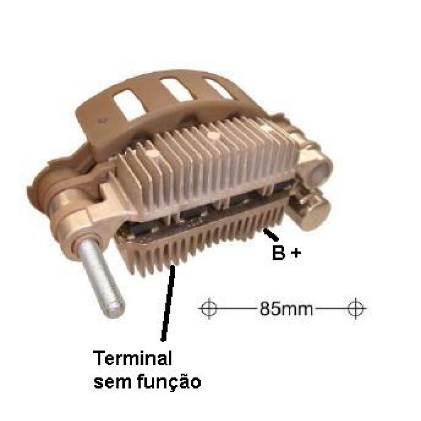 PLACA DIODO COMPATÍVEL MITSUBISHI-8 S/TRIODO CHRYSLER/DODGE IK3533
