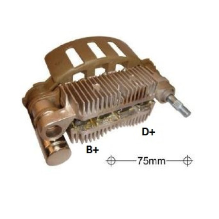 PLACA DIODO COMPATÍVEL MITSUBISHI-6 C/TRIODO HONDA 96>98 IK3590