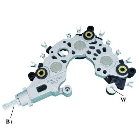 PLACA DIODO COMPATÍVEL BOSCH-3 MOD HILUX/PUNTO/PALIO E-TORQ G1417 IK3609