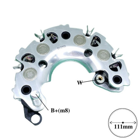 PLACA DIODO COMPATÍVEL MARELLI-8 PALIO/UNO/ROVER G1300 IK3701
