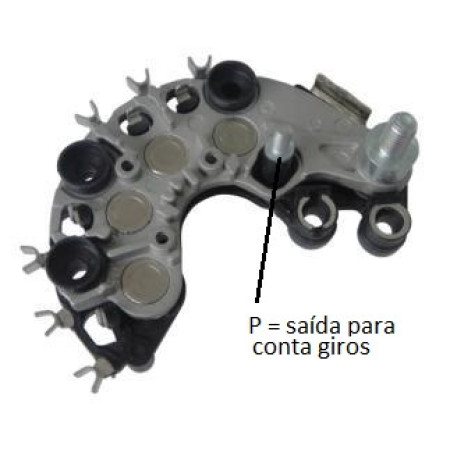 PLACA DIODO COMPATÍVEL VALEO-4 S10/VECTRA/FRONTIER G1823 IK3720