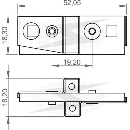 PORTA ESCOVA ALTERNADOR COMPATÍVEL WAPSA ANTIGO S/TERMINAL UNF2202