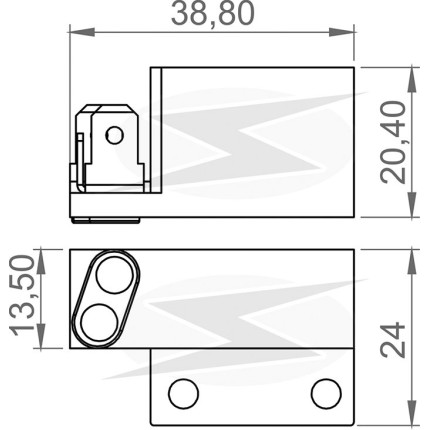 PORTA ESCOVA ALTERNADOR COMPATÍVEL LUCAS 24V MB/ UNF2209
