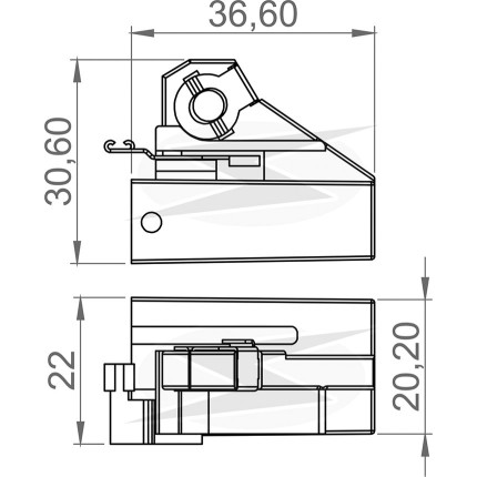 PORTA ESCOVA ALTERNADOR COMPATÍVEL DELCO MONZA MODERNO USA C/IK552 UNF2211