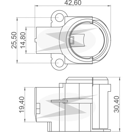 PORTA ESCOVA ALTERNADOR COMPATÍVEL DENSO TOYOTA HILUX 5310 UNF2224