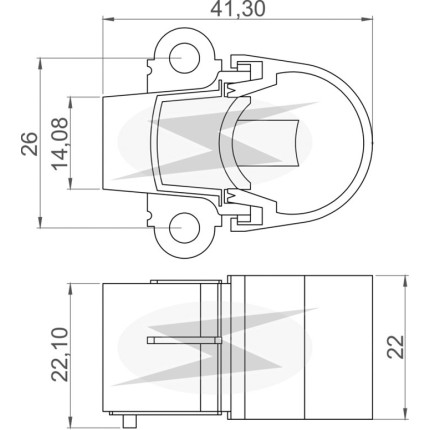 PORTA ESCOVA ALTERNADOR COMPATÍVEL DENSO TOYOTA 5321 UNF2225