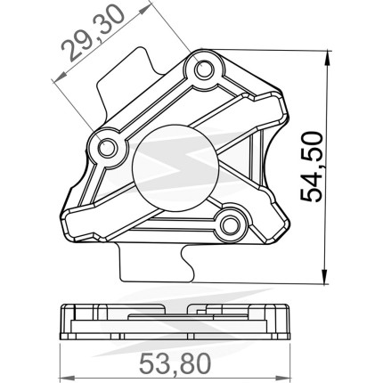 PORTA ESCOVA LIMPADOR COMPATÍVEL DELCO D20/MONZA/OPALA UNF6603