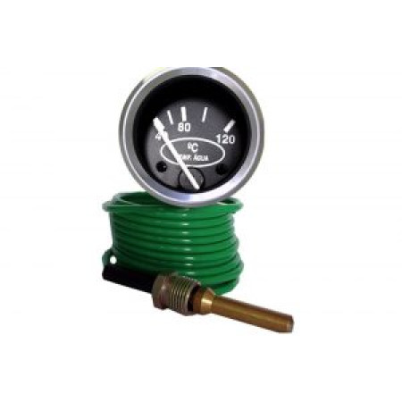 RELOGIO TEMPERATURA AGUA COMPATÍVEL 52MM 40-120C CABO 2,5MT 12M1050